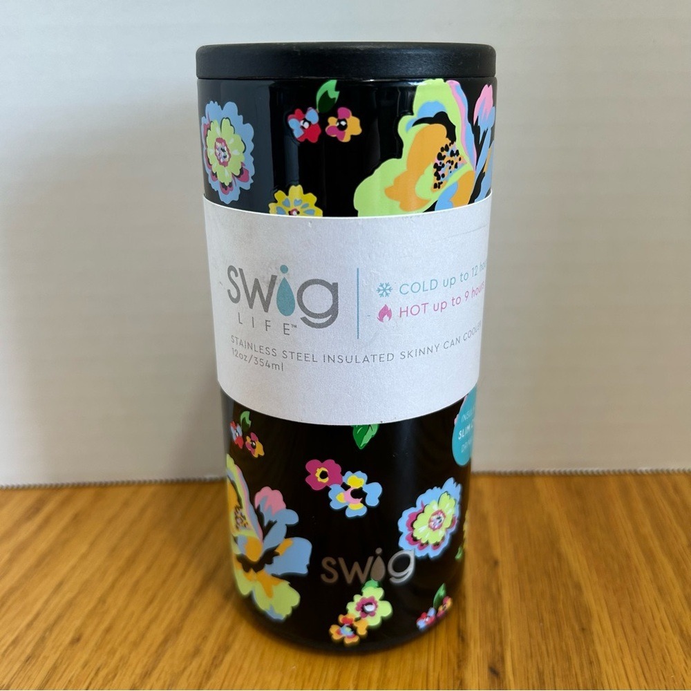 Swig Slim Can Cooler Insulated Skinny Can Holder‎ Stainless Can Holder/Cooler